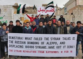 Syrians in Kafranbel send a message to the outside world
